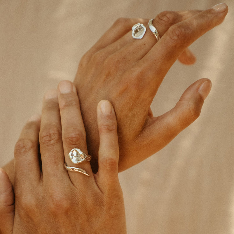 Calla Lily Ring Silver – Rosalie Jade